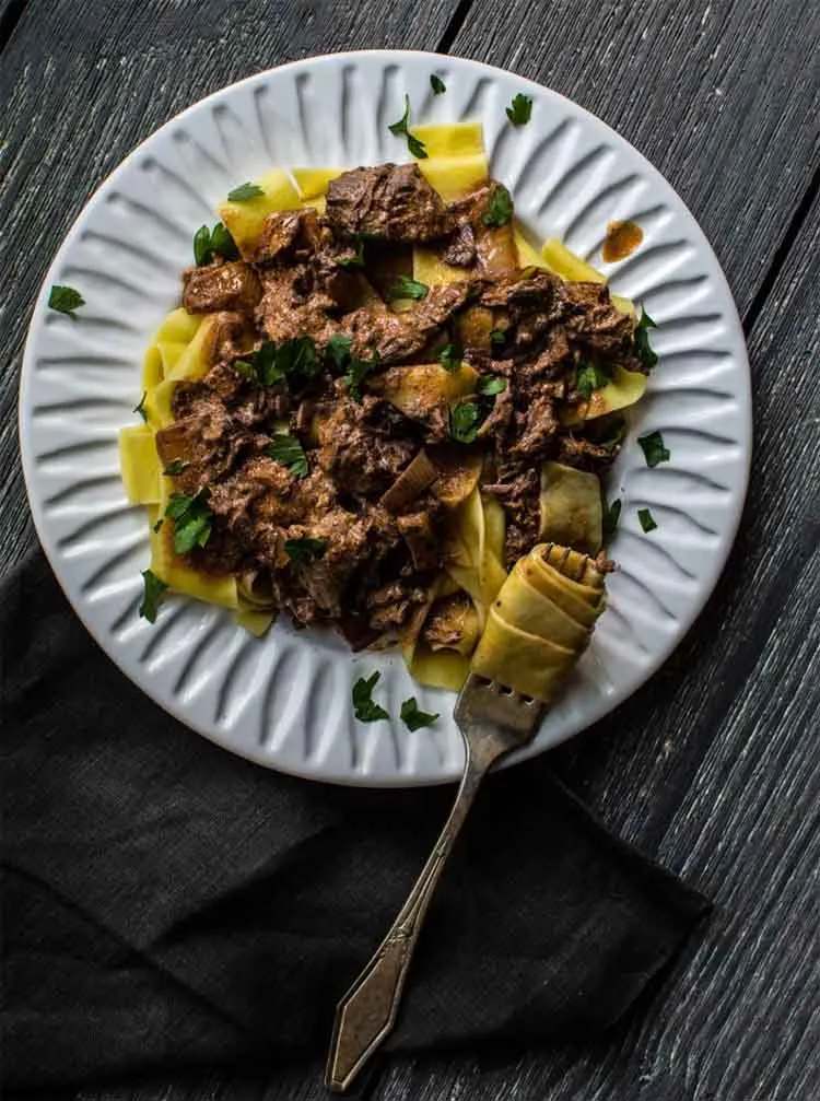 Brisket stroganoff