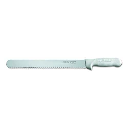 Dexter-Russell 12' Scalloped Slicer, S140-12SC-PCP, SANI-SAFE Series