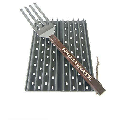 GrillGrate Set of Two 13.75' (Interlocking) + Grate Tool