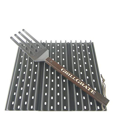 GrillGrate Set of Three 13.75' (Interlocking) + Grate Tool