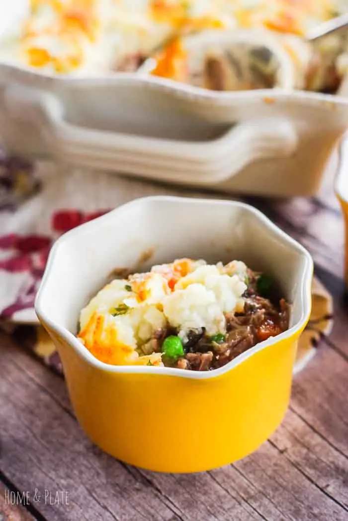 Leftover brisket cottage pie