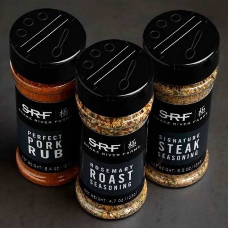 Snake River Farms Custom Seasonings and Rub Trio