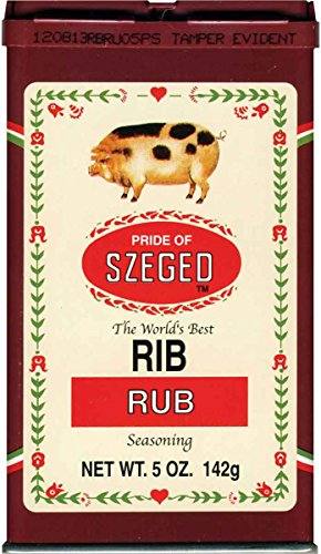 Szeged Rib Rub, 5-Ounce Tins